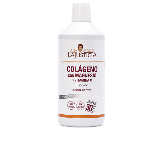 Ana María Lajusticia Collagen With Magnesium + Vitamin C #Cherry 1000 Ml | Vuodevaatteet.fi