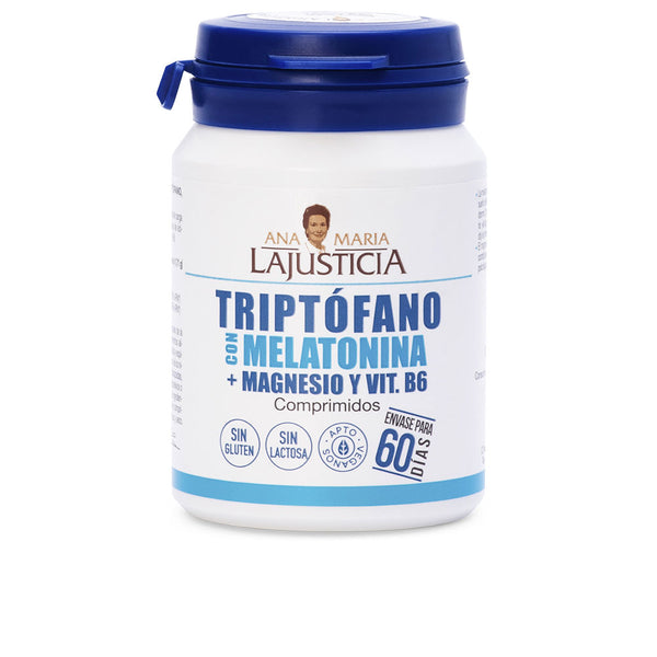 Ana María Lajusticia Triptofano Con Melatonina + Magnesio Y Vit.B6 60 Comprimidos | Vuodevaatteet.fi
