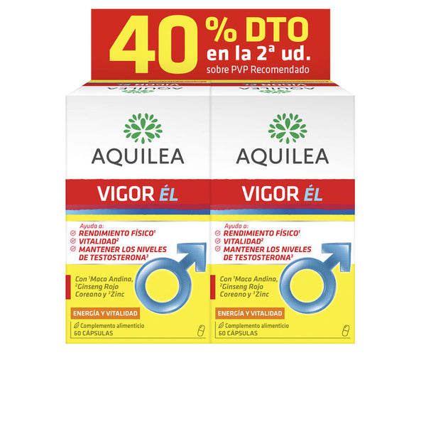 Aquilea Vigor Him Capsules Pack 2 X 60 Capsules | Vuodevaatteet.fi