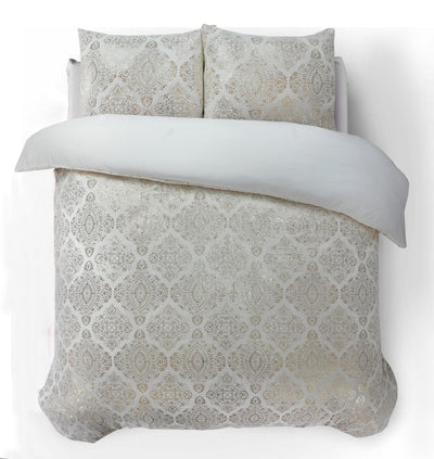 Pussilakanasetti Glamour Flanel Art Foil Kerma