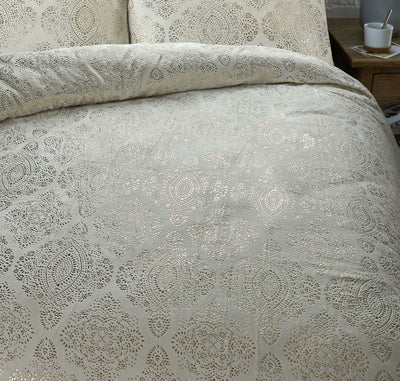 Pussilakanasetti Glamour Flanel Art Foil Kerma