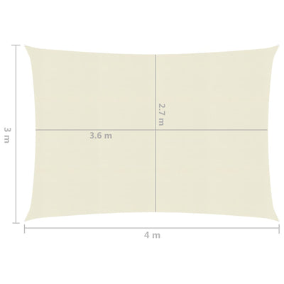 Aurinkopurje 160 g/m² kerma 3x4 m HDPE