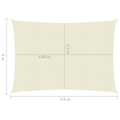 Aurinkopurje 160 g/m² kerma 3x4,5 m HDPE