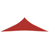 Aurinkopurje 160 g/m² punainen 3,5x3,5x4,9 m HDPE