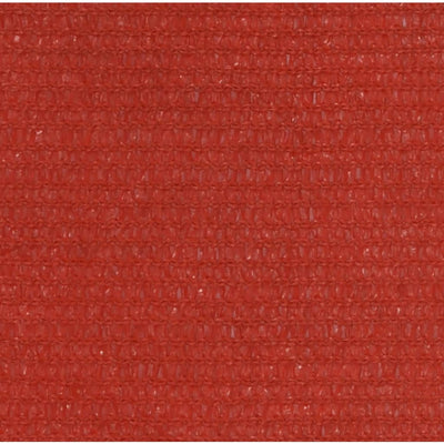 Aurinkopurje 160 g/m² punainen 3,5x3,5x4,9 m HDPE
