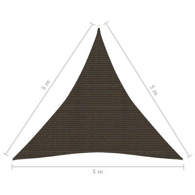Aurinkopurje 160 g/m² ruskea 5x5x5 m HDPE