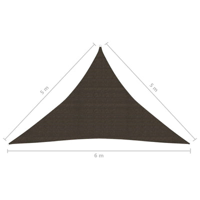 Aurinkopurje 160 g/m² ruskea 5x5x6 m HDPE