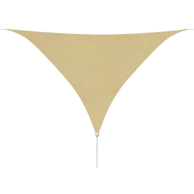 Aurinkopurje Oxford-kangas kolmio 3,6x3,6x3,6 m Beige