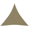 Aurinkopurje Oxford-kangas kolmio 3x3x3 m beige