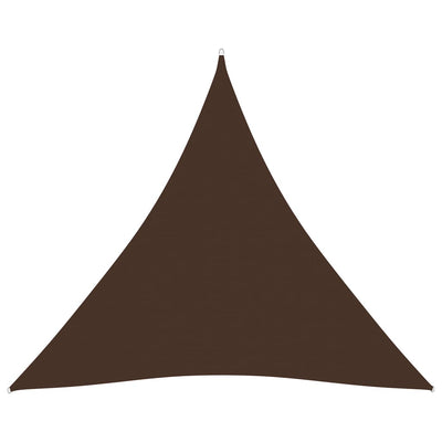 Aurinkopurje Oxford-kangas kolmio 4,5x4,5x4,5 m ruskea