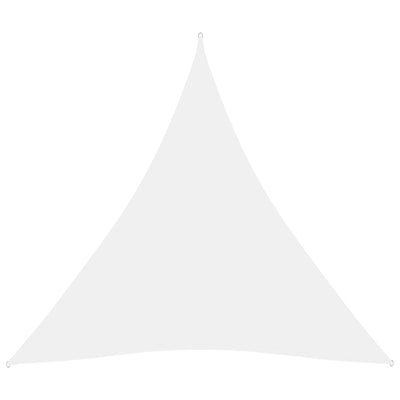 Aurinkopurje Oxford-kangas kolmio 4,5x4,5x4,5 m valkoinen