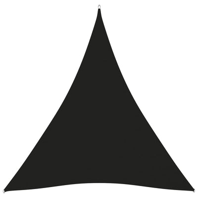 Aurinkopurje Oxford-kangas kolmio 4x5x5 m musta