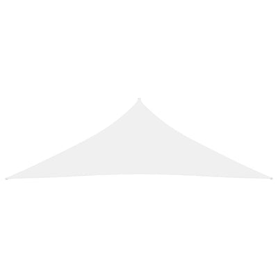 Aurinkopurje Oxford-kangas kolmio 5x5x6 m valkoinen