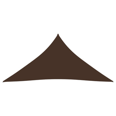 Aurinkopurje Oxford-kangas kolmio 5x6x6 m ruskea