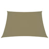 Aurinkopurje Oxford-kangas neliö 7x7 m beige