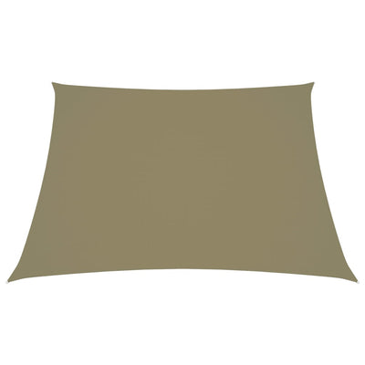 Aurinkopurje Oxford-kangas neliö 7x7 m beige