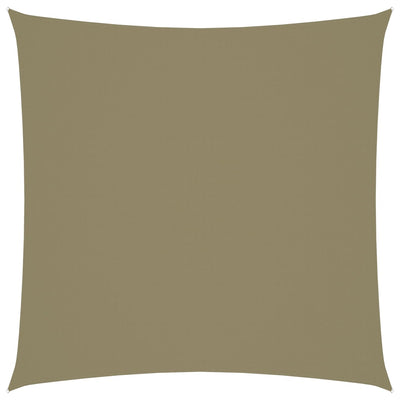 Aurinkopurje Oxford-kangas neliö 7x7 m beige