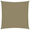 Aurinkopurje Oxford-kangas neliönmuotoinen 3x3 m beige