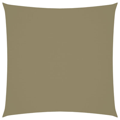 Aurinkopurje Oxford-kangas neliönmuotoinen 3x3 m beige