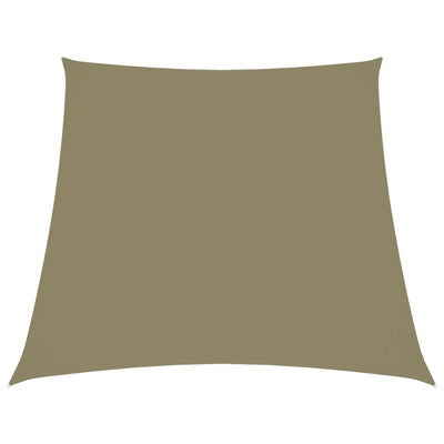 Aurinkopurje Oxford-kangas puolisuunnikas 2/4x3 m beige