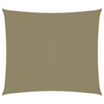 Aurinkopurje Oxford-kangas suorakaide 2,5x3 m beige
