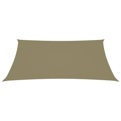 Aurinkopurje Oxford-kangas suorakaide 2,5x4 m beige