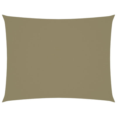 Aurinkopurje Oxford-kangas suorakaide 2,5x4 m beige
