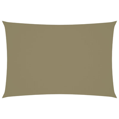 Aurinkopurje Oxford-kangas suorakaide 2,5x4,5 m beige