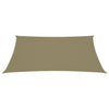 Aurinkopurje Oxford-kangas suorakaide 2x3 m beige