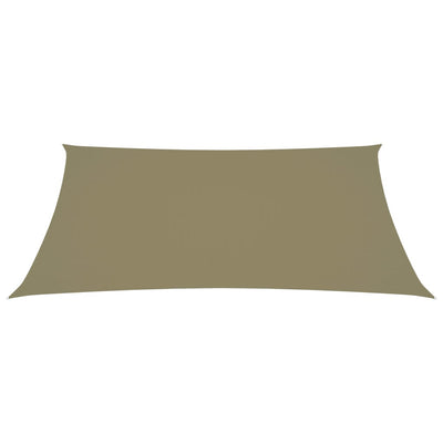 Aurinkopurje Oxford-kangas suorakaide 2x3,5 m beige