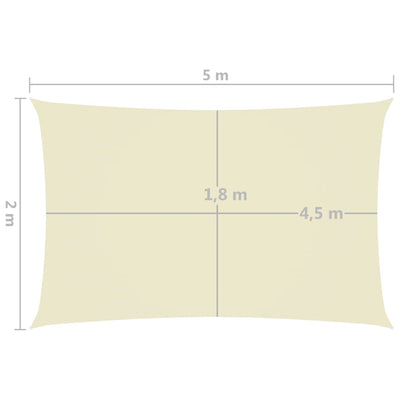 Aurinkopurje Oxford-kangas suorakaide 2x5 m kerma
