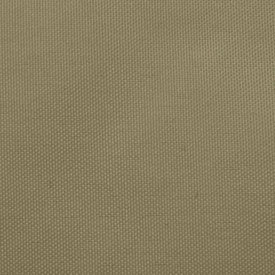 Aurinkopurje Oxford-kangas suorakaide 3,5x4,5 m beige