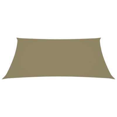Aurinkopurje Oxford-kangas suorakaide 3x5 m beige