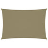 Aurinkopurje Oxford-kangas suorakaide 3x5 m beige