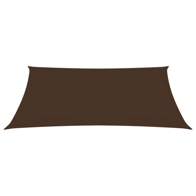 Aurinkopurje Oxford-kangas suorakaide 3x5 m ruskea