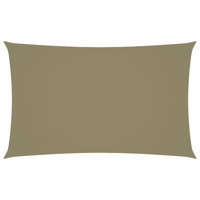 Aurinkopurje Oxford-kangas suorakaide 3x6 m beige