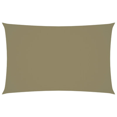 Aurinkopurje Oxford-kangas suorakaide 4x7 m beige