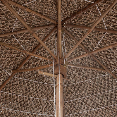 Aurinkovarjo bambu/banaanipuun lehdet 210 cm