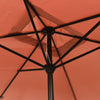 Aurinkovarjo metallirunko 300x200 cm terrakotta