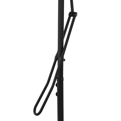 Aurinkovarjo terästanko 300 cm antrasiitti