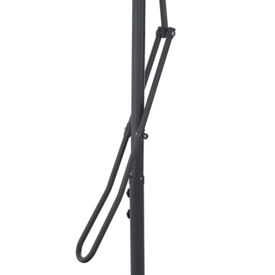 Aurinkovarjo terästanko 300 cm vihreä