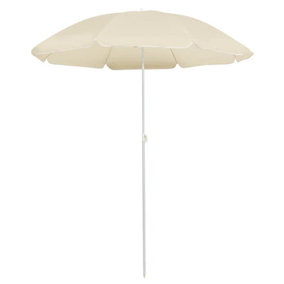 Aurinkovarjo terästanko hiekka 180 cm