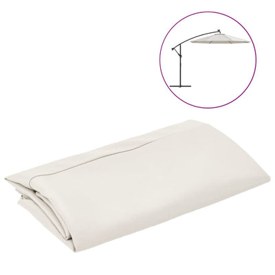 Aurinkovarjon vaihtokangas hiekanvalkoinen 350 cm