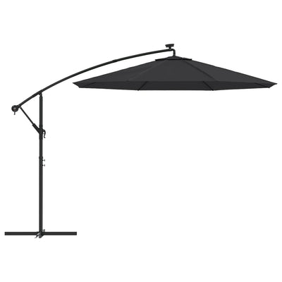 Aurinkovarjon vaihtokangas musta 300 cm