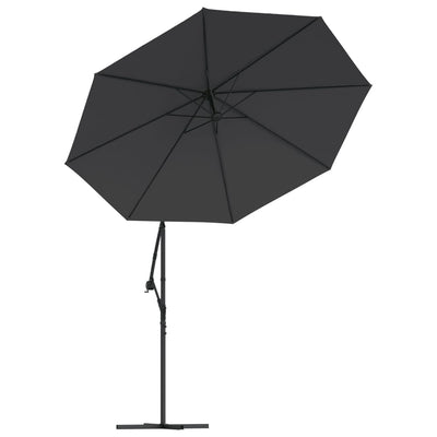 Aurinkovarjon vaihtokangas musta 300 cm