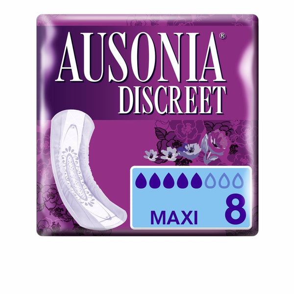 Ausonia Discreet inkontinenssisuojat maxi 8 kpl | Vuodevaatteet.fi