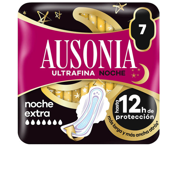 Ausonia Extra Night Pads, 7 Units | Vuodevaatteet.fi