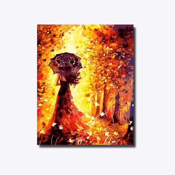 Autumn Walk - Paint By Numbers