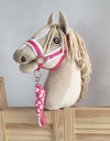 Keppihevosen riimunaru - White-Dark pink