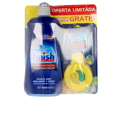 Finish kiiltävä huuhteluaine astianpesukoneelle 500 ml + astianpesukoneen raikastin 2 kpl - FINISH